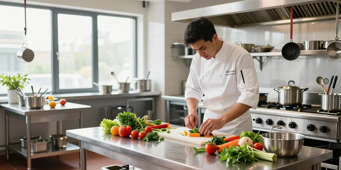Stainless Steel Kitchen Tables utilized in a vibrant commercial kitchen for efficient food preparation.