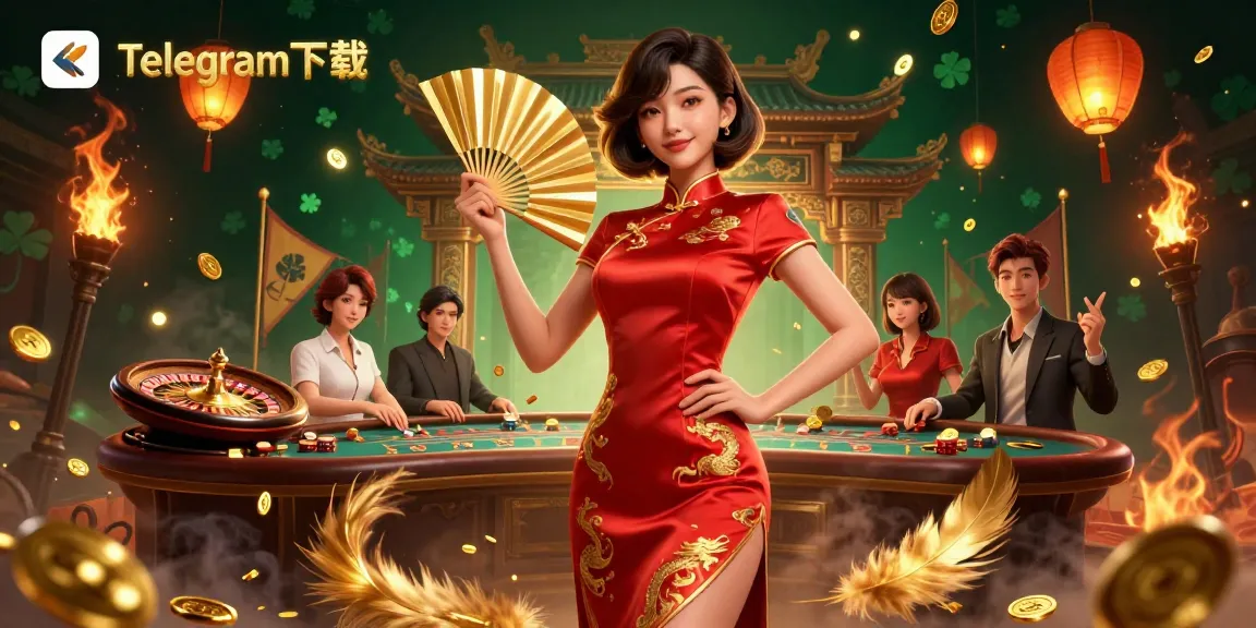 在这个热闹的赌场场景中体验Telegram下载带来的刺激游戏体验。