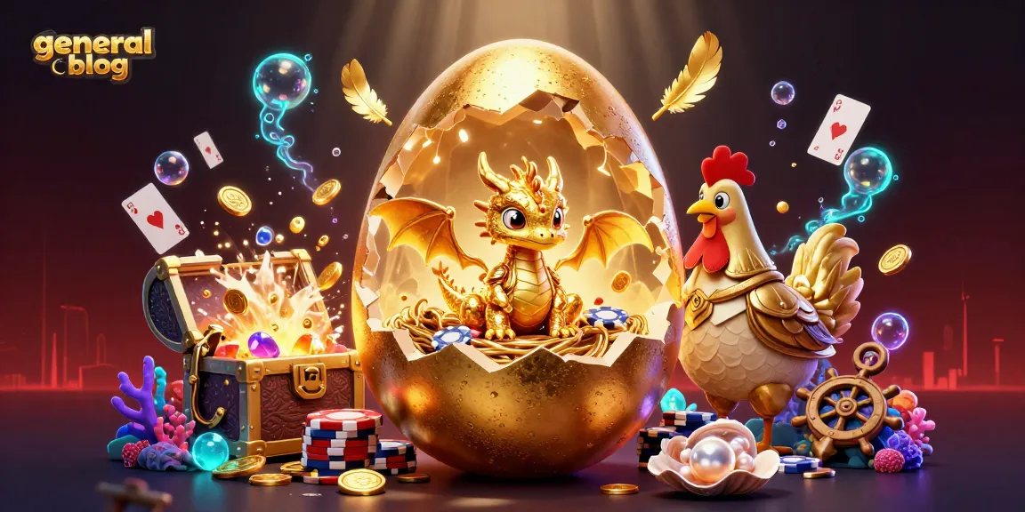 Engage with the vibrant, dynamic gaming scene on the general blog featuring gold dragon and casino elements.