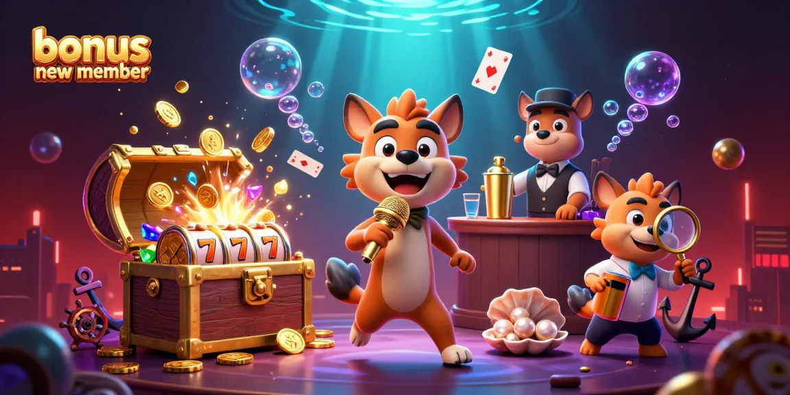 Engage in thrilling gambling with hyenas at a comedy casino club featuring the bonus new member.