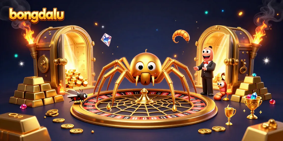 Engage with bongdalu's thrilling roulette wheel betting scene with vibrant characters and rich casino elements.
