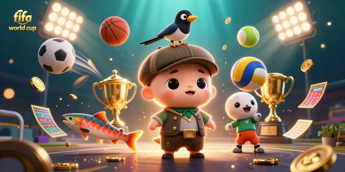 Bet on the fifa world cup and enjoy an exciting sports betting scene with cute characters.