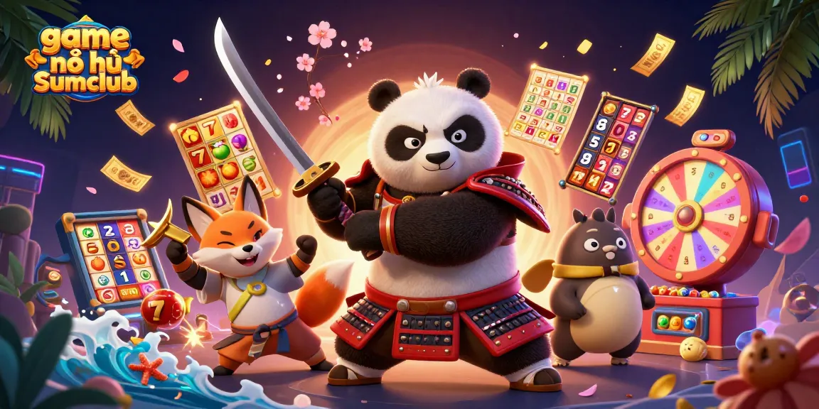 Experience the excitement of game nổ hũ Sumclub with vibrant characters and dynamic casino elements.